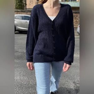 buttoned down sweater cardigan